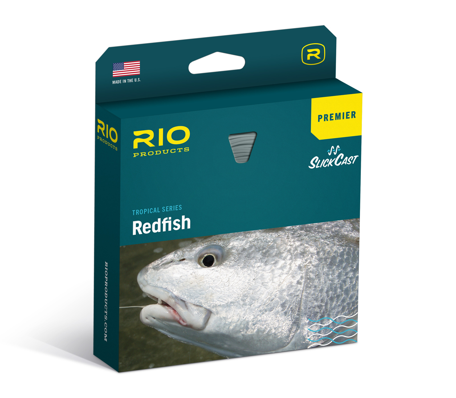 Rio Saltwater Tropical Series Rio Premier Redfish · WF · 7wt · Floating · Aqua Blue-Sand